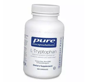 Триптофан, L-Tryptophan, Pure Encapsulations  180капс (27361009)