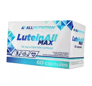 Комплекс натурального лютеина с заксантином, Luteinall Max, All Nutrition  60капс (72003009)