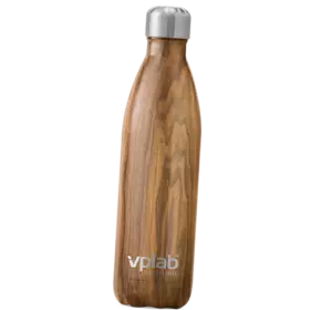 Бутылка металлическая, Metal water bottle, VP laboratory  500мл Коричневый Дерево (09099007)