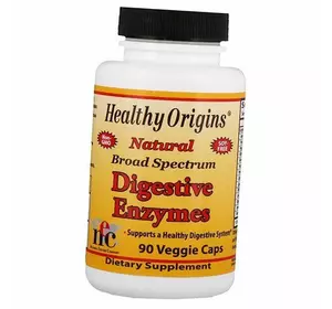 Пищеварительные Ферменты, Digestive Enzymes, Healthy Origins  90вегкапс (69354002)