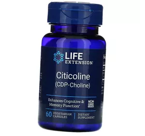 Цитиколин, Citicoline, Life Extension  60вегкапс (72346027)