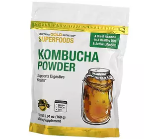 Порошок чайного гриба, Superfoods Kombucha Powder, California Gold Nutrition  160г (05427010)
