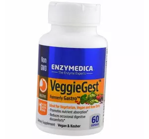 Ферменты для переваривания растительной клетчатки, VeggieGest, Enzymedica  60капс (69466017)