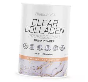 Коллаген с Гиалуроновой кислотой и витаминами, Clear Collagen Professional, BioTech (USA)  350г Холодный чай с персиком (68084006)