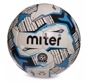 Мяч футбольный Miter MR-16 Ballonstar  №5 Бело-синий (57566090)