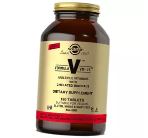 Комплекс Витаминов, Formula VM-75 Tabs, Solgar  180таб (36313168)
