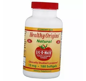 Антиоксиданты из экстракта томата, Lyc-O-Mato, Healthy Origins  180гелкапс (70354007)