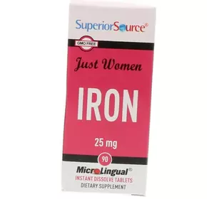 Железо для женщин, Just Women Iron 25, Superior Source  90таб (36606005)