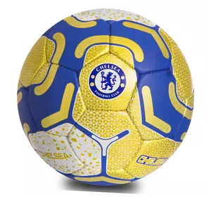 Мяч футбольный Chelsea FB-0680 Ballonstar  №5 Золото-синий (57566030)