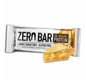 Протеиновый батончик без сахара, Zero Bar, BioTech (USA)  50г Яблочный пирог (14084006)