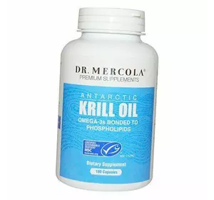 Жир антарктического криля, Antarctic Krill Oil, Dr. Mercola  180капс (67387001)