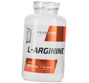 Аргинин капсулы, L-arginine, Progress Nutrition  90капс (27461002)
