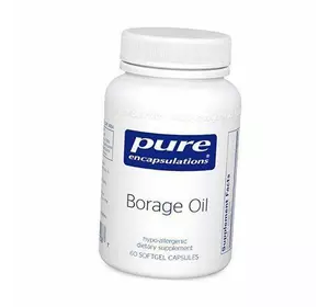 Масло семян бораго, Borage Oil, Pure Encapsulations  60гелкапс (67361001)
