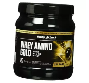 Аминокомплекс, Whey Amino Gold, Body Attack  325таб (2725100127251001)