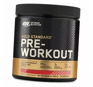 Предтренировочный стимулятор, Gold Standard Pre Workout, Optimum nutrition  300г Фруктовый пунш (11092002)