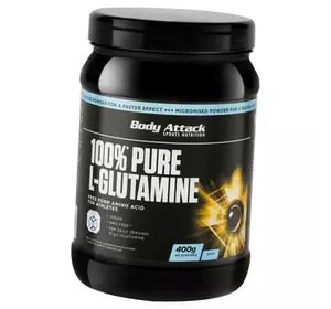 Аминокислота Глютамин, 100% Pure L-Glutamine, Body Attack  400г Без вкуса (32251001)