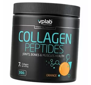 Коллагеновые пептиды, Collagen Peptides, VP laboratory  300г Апельсин (68099002)