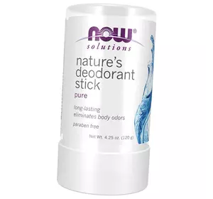Дезодорант-стик натуральный, Nature's Deodorant Stick, Now Foods  120г  (43128028)