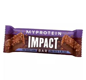 Батончик с высоким содержаниям белка, Impact Protein Bar, MyProtein  64г Фудж браун (14121011)