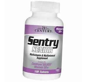 Витамины для женщин после 50 лет, Sentry Senior Women 50+, 21st Century  100таб (36440031)