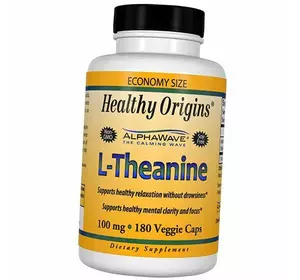 Теанин, L-Theanine, Healthy Origins  180вегкапс (27354003)