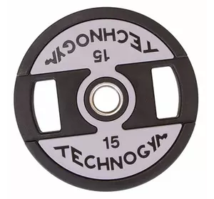 Блины (диски) с хватом TG-1837 Technogym  15кг  Черный (56542003)