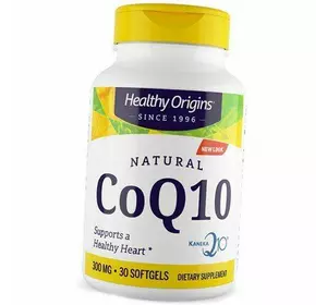 Коэнзим для сердца, CoQ10 300, Healthy Origins  30гелкапс (70354021)