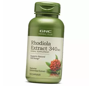 Экстракт Родиолы Розовой, Rhodiola Extract 340, GNC  100капс (71120028)