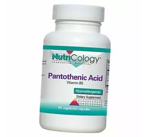 Пантотеновая кислота, Pantothenic Acid, Nutricology  90вегкапс (36373009)