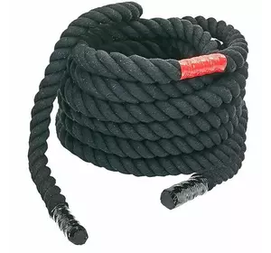Канат для кроссфита Combat Battle Rope R-6225 FDSO   9м Черный (56508113)
