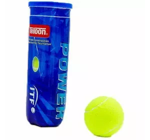 Мяч для большого тенниса T616P3 Teloon   Салатовый 3шт (60496006)