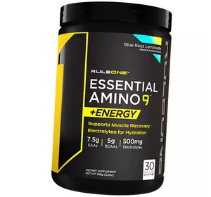 Аминокислоты с Электролитами, Essential Amino 9 Energy, Rule 1  345г Синяя малина-лимонад (27408003)
