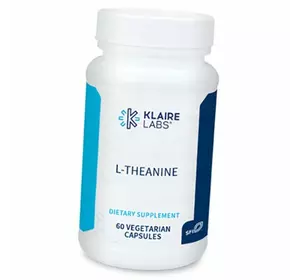Теанин, L-Theanine 100, Klaire Labs  60вегкапс (27517001)