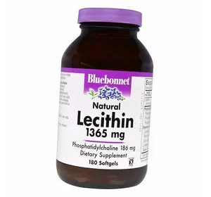 Соевый Лецитин, Lecithin 1365, Bluebonnet Nutrition  180гелкапс (72393001)