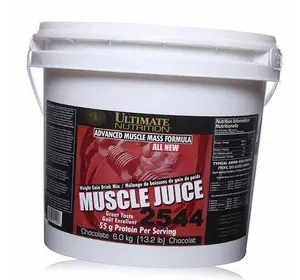 Гейнер, Muscle Juice 2544, Ultimate Nutrition  6000г Шоколад (30090002)