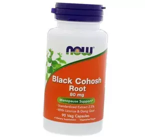 Экстракт черной кохоши, Black Cohosh Root, Now Foods  90вегкапс (71128063)