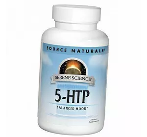 5 Гидрокситриптофан, 5-HTP 50, Source Naturals  120капс (72355010)