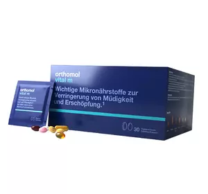 Комплекс витаминов для мужчин, Vital M Tab Caps, Orthomol  30пакетов (36605022)