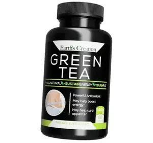 Экстракт зеленого чая, Green Tea Extract, Earth's Creation  60капс (71604008)