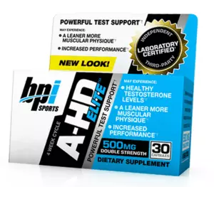 Усилитель тестостерона для мужчин, A-HD Elite, BPI Sports  30капс (08082001)