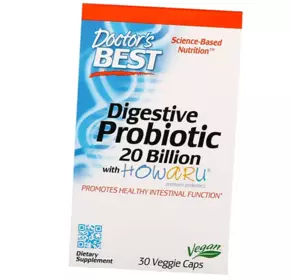 Пробиотики, Digestive Probiotic, Doctor's Best  30вегкапс (69327002)