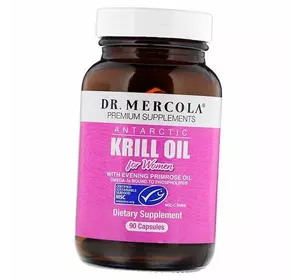 Масло криля для женщин, Antarctic Krill Oil for Women, Dr. Mercola  90капс (67387002)