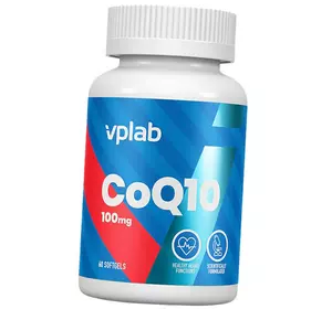 Антиоксидант Коэнзим Q10, CoQ 10 100, VP laboratory  60гелкапс (70099001)
