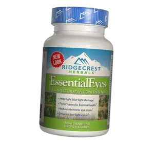 Добавка для глаз, Essential Eyes, Ridgecrest Herbals  120вегкапс (71390015)