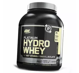 Гидролизованный изолят сывороточного протеина, Platinum Hydro Whey, Optimum nutrition  1590г Ваниль (29092008)