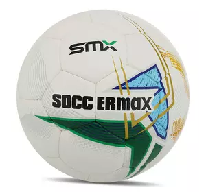 Мяч футбольный профессиональный Hybrid FB-4190 Soccermax  №5 Бело-зеленый (57569019)