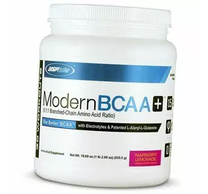 BCAA с Электролитами, Modern BCAA Plus Powder, USP Labs  535г Малиновый лимонад (28133001)