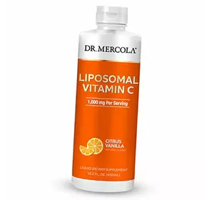Жидкий Липосомальный Витамин С, Liquid Liposomal Vitamin C, Dr. Mercola  450мл Цитрус-ваниль (36387036)