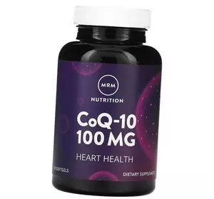 Коэнзим Q10 с Витамином Е, CoQ-10 100, MRM  120гелкапс (70122003)