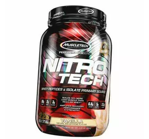 Протеин, Источник сывороточных пептидов и изолята, Nitro-Tech Performance Series, Muscle Tech  907г Ваниль (29098002)
